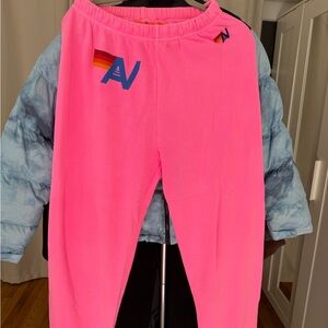 Aviator Nation Vibrant Pink Sweats
